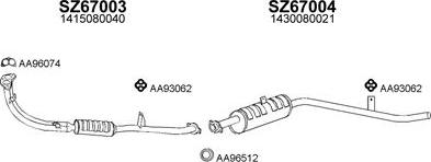 Veneporte 670009 - Система випуску ОГ autocars.com.ua
