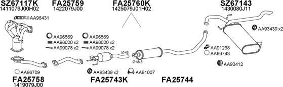 Veneporte 670078 - Система випуску ОГ autocars.com.ua