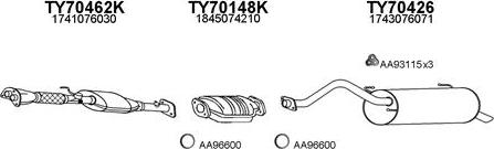Veneporte 700042 - Система випуску ОГ autocars.com.ua