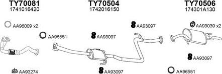 Veneporte 700066 - Система випуску ОГ autocars.com.ua