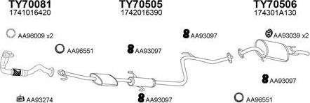 Veneporte 700067 - Система випуску ОГ autocars.com.ua