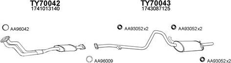 Veneporte 700072 - Система випуску ОГ autocars.com.ua