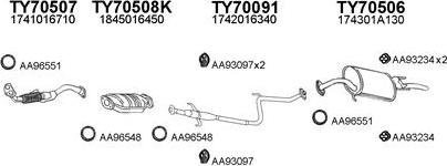 Veneporte 700076 - Система випуску ОГ autocars.com.ua