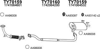 Veneporte 700121 - Система випуску ОГ autocars.com.ua