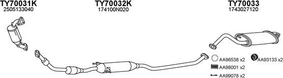 Veneporte 700131 - Система выпуска ОГ avtokuzovplus.com.ua