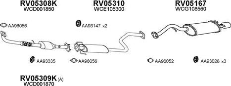 Veneporte 730010 - Система випуску ОГ autocars.com.ua