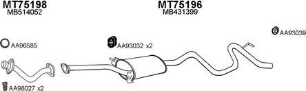 Veneporte 750011 - Система випуску ОГ autocars.com.ua