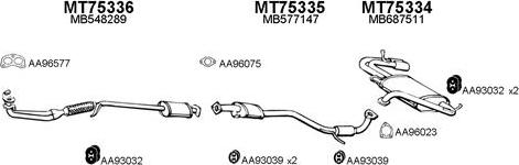 Veneporte 750038 - Система випуску ОГ autocars.com.ua