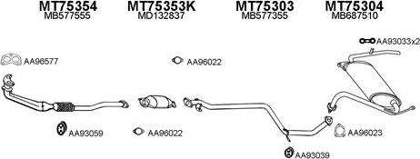Veneporte 750045 - Система випуску ОГ autocars.com.ua