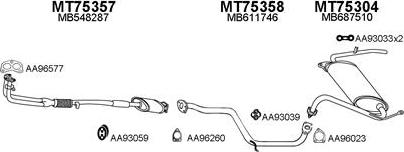Veneporte 750047 - Система випуску ОГ autocars.com.ua