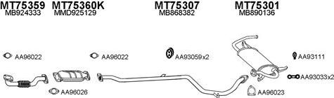 Veneporte 750048 - Система випуску ОГ autocars.com.ua