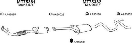 Veneporte 750061 - Система випуску ОГ autocars.com.ua