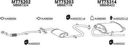 Veneporte 750086 - Система випуску ОГ autocars.com.ua