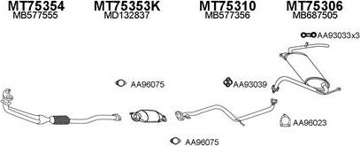 Veneporte 750087 - Система випуску ОГ autocars.com.ua