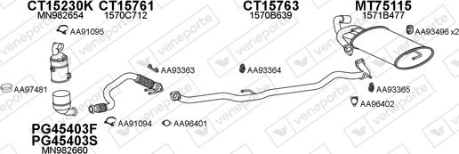 Veneporte 750102 - Система випуску ОГ autocars.com.ua