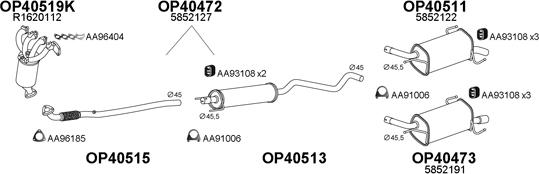 Veneporte 770068 - Система випуску ОГ autocars.com.ua