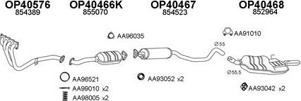 Veneporte 770076 - Система випуску ОГ autocars.com.ua