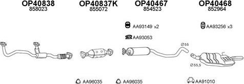 Veneporte 770080 - Система випуску ОГ autocars.com.ua