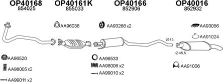 Veneporte 770129 - Система випуску ОГ autocars.com.ua