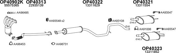 Veneporte 770269 - Система випуску ОГ autocars.com.ua