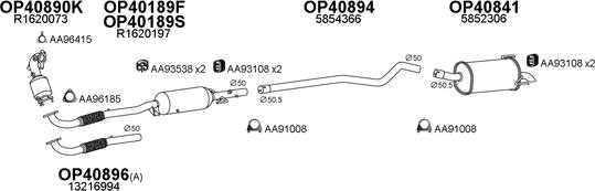 Veneporte 770355 - Система випуску ОГ autocars.com.ua