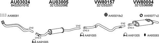 Veneporte 800123 - Система випуску ОГ autocars.com.ua