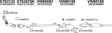 Veneporte 800148 - Система випуску ОГ autocars.com.ua