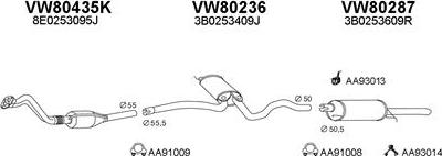 Veneporte 800157 - Система випуску ОГ autocars.com.ua