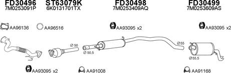 Veneporte 800201 - Система випуску ОГ autocars.com.ua