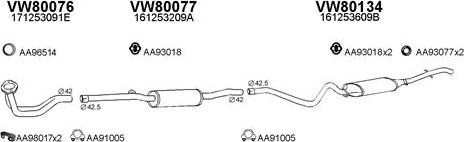 Veneporte 800237 - Система випуску ОГ autocars.com.ua