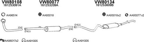 Veneporte 800239 - Система випуску ОГ autocars.com.ua