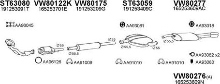 Veneporte 800250 - Система випуску ОГ autocars.com.ua