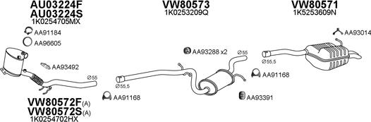 Veneporte 800297 - Система випуску ОГ autocars.com.ua