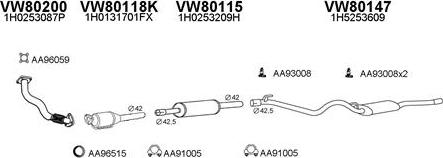 Veneporte 800323 - Система випуску ОГ autocars.com.ua