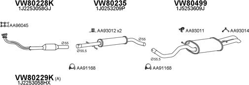 Veneporte 800478 - Система випуску ОГ autocars.com.ua