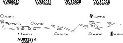 Veneporte 800506 - Система випуску ОГ autocars.com.ua