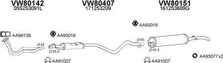 Veneporte 800537 - Система випуску ОГ autocars.com.ua