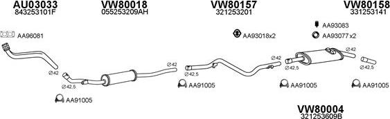 Veneporte 800558 - Система випуску ОГ autocars.com.ua