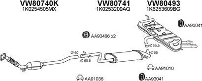 Veneporte 800567 - Система выпуска ОГ autodnr.net