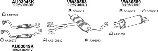 Veneporte 800669 - Система випуску ОГ autocars.com.ua