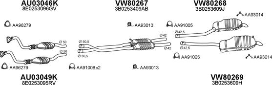 Veneporte 800670 - Система випуску ОГ autocars.com.ua