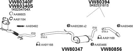 Veneporte 800716 - Система випуску ОГ autocars.com.ua