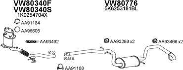 Veneporte 800729 - Система випуску ОГ autocars.com.ua
