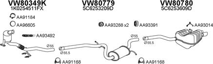 Veneporte 800735 - Система випуску ОГ autocars.com.ua