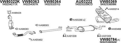 Veneporte 800737 - Система випуску ОГ autocars.com.ua