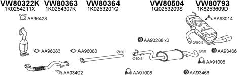 Veneporte 800743 - Система випуску ОГ autocars.com.ua