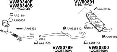 Veneporte 800747 - Система випуску ОГ autocars.com.ua