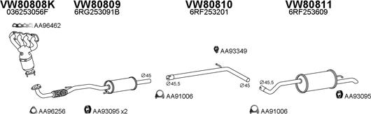 Veneporte 800752 - Система випуску ОГ autocars.com.ua