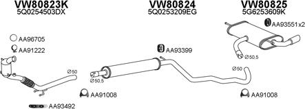 Veneporte 800758 - Система випуску ОГ autocars.com.ua