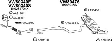 Veneporte 800787 - Система випуску ОГ autocars.com.ua